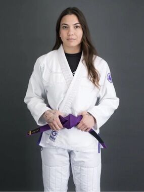 NWT Gold BJJ Aeroweave Ultralight Women's Jiu Jitsu Gi Kimono (White) - Size F2